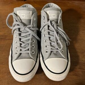 Converse Light Gray All Star High-Tops